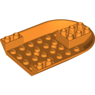 Lego letadlo spodní část trupu 6x8, oranžová (6031895)